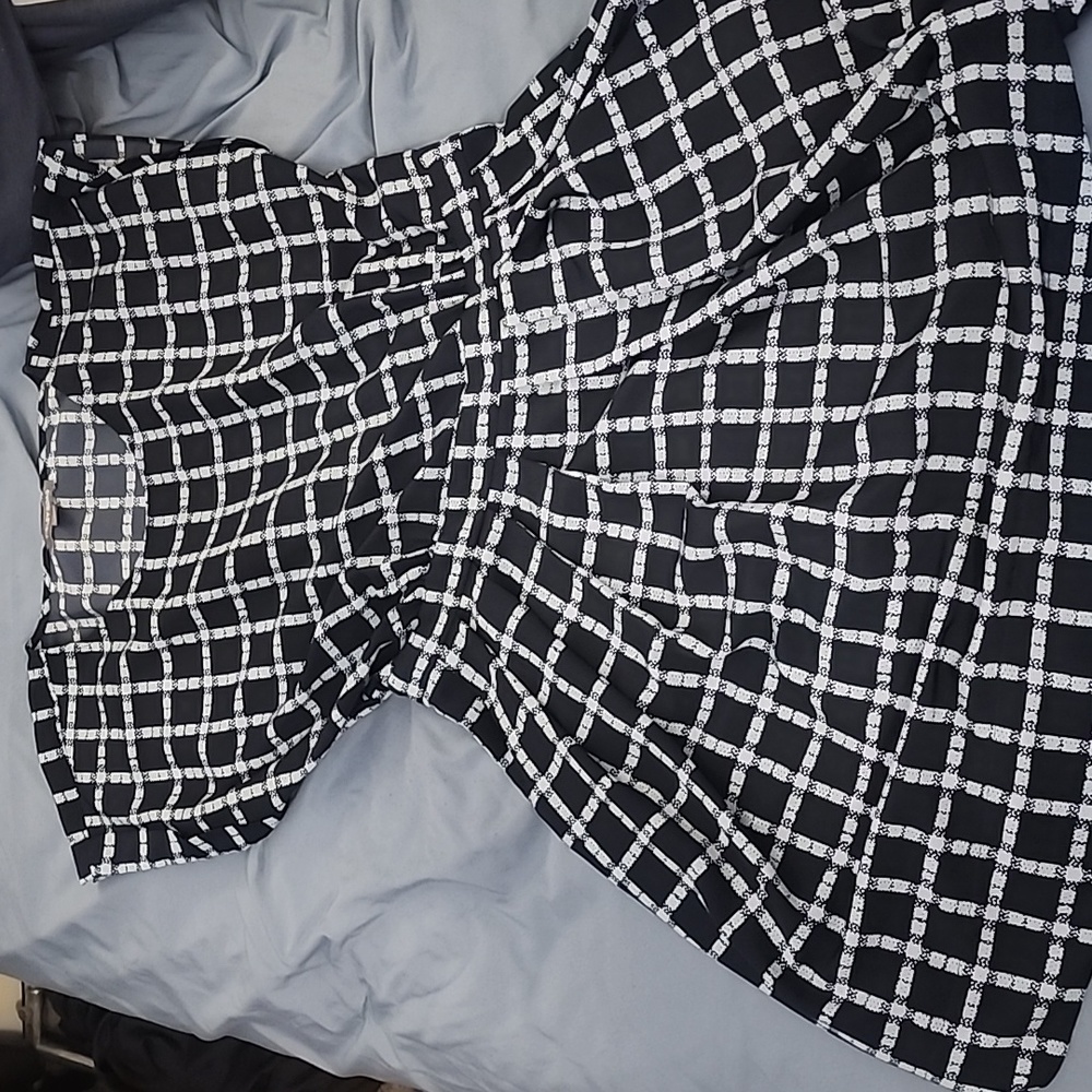 Tinley Road plaid dress with pockets